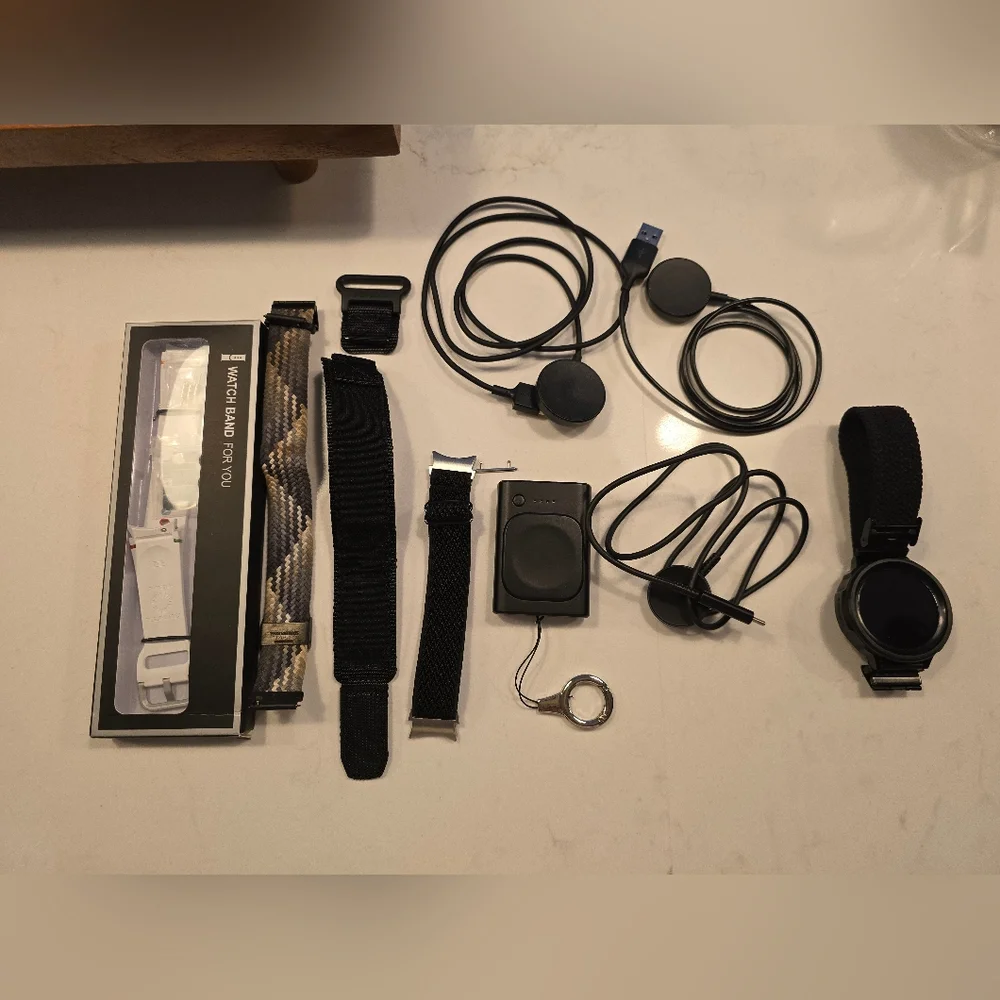 Samsung Galaxy Watch 5 Pro with 4 Chargers